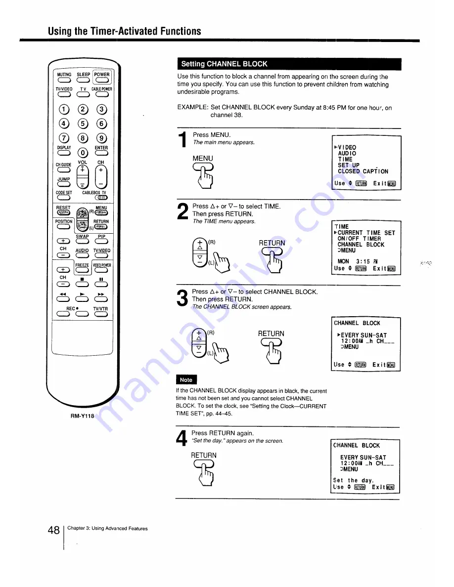 Sony Trinitron KV-27TS29 Manual Download Page 48