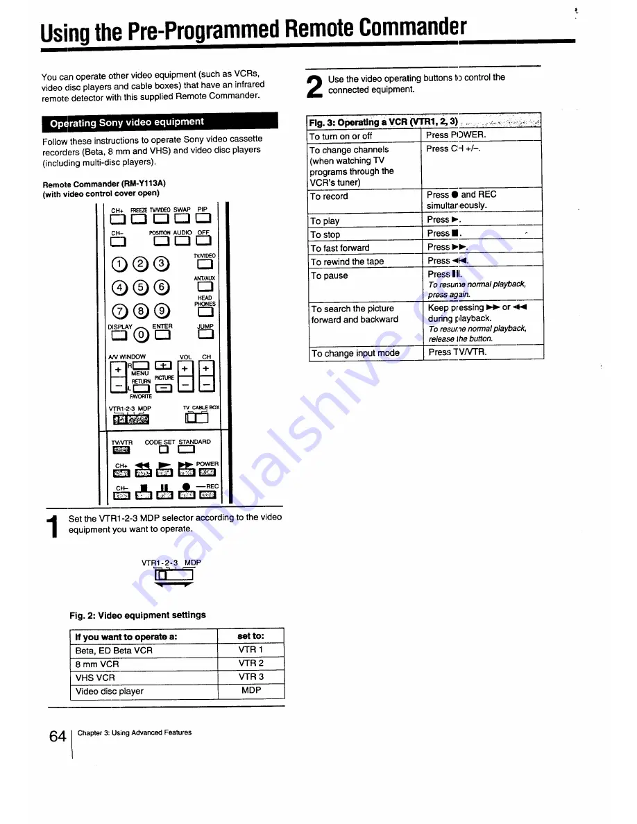 Sony Trinitron KV-27XBR26 Manual Download Page 64