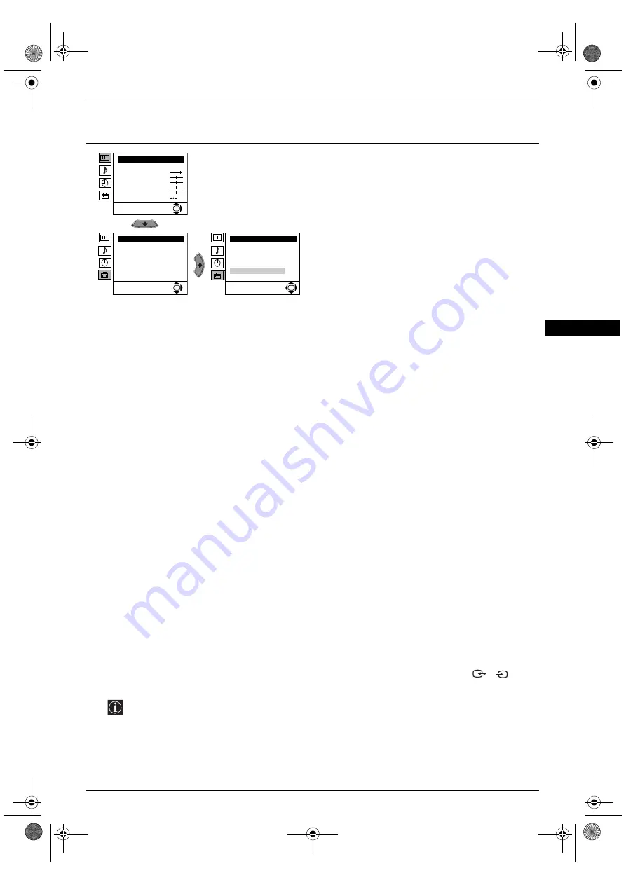 Sony Trinitron KV-29XL71K Operating Instructions Manual Download Page 13