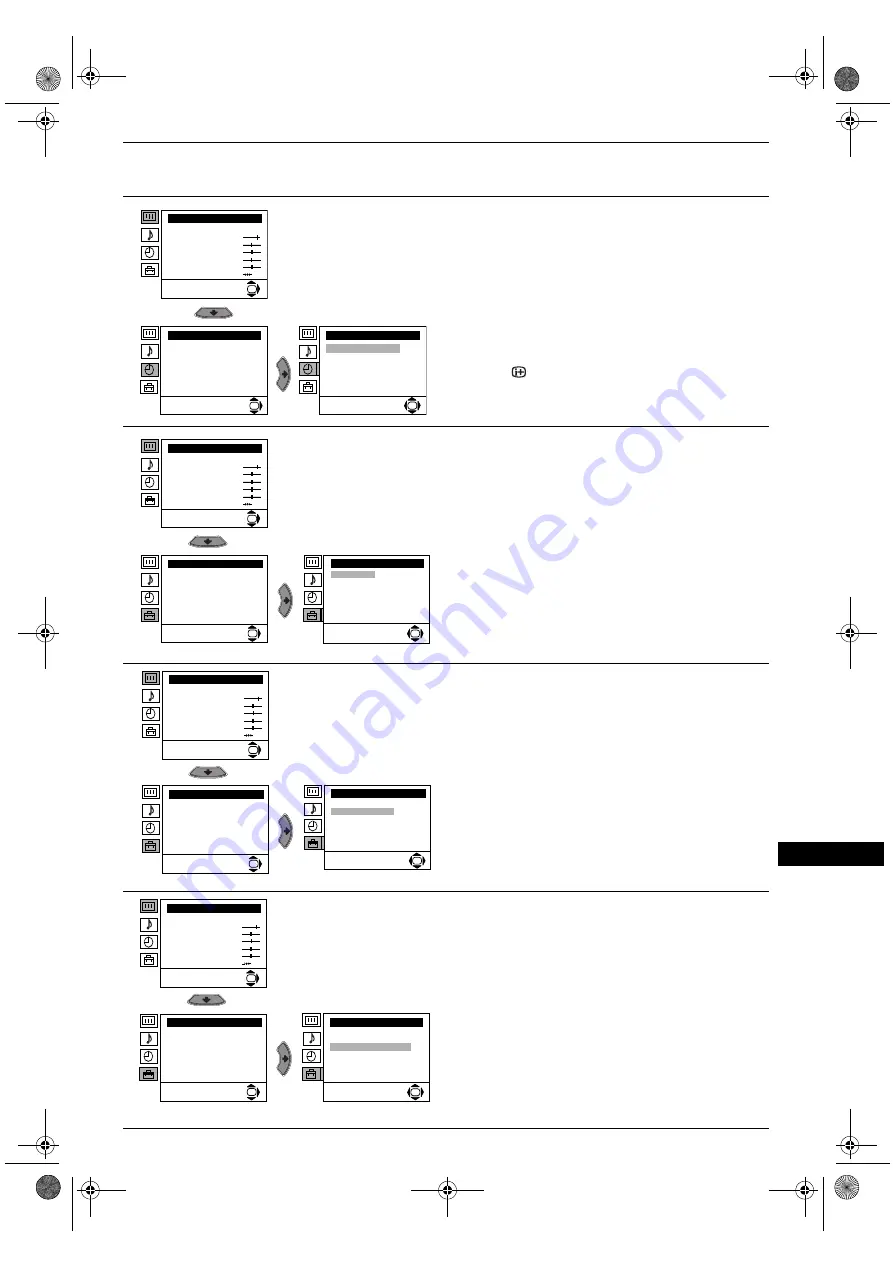 Sony Trinitron KV-29XL71K Operating Instructions Manual Download Page 111