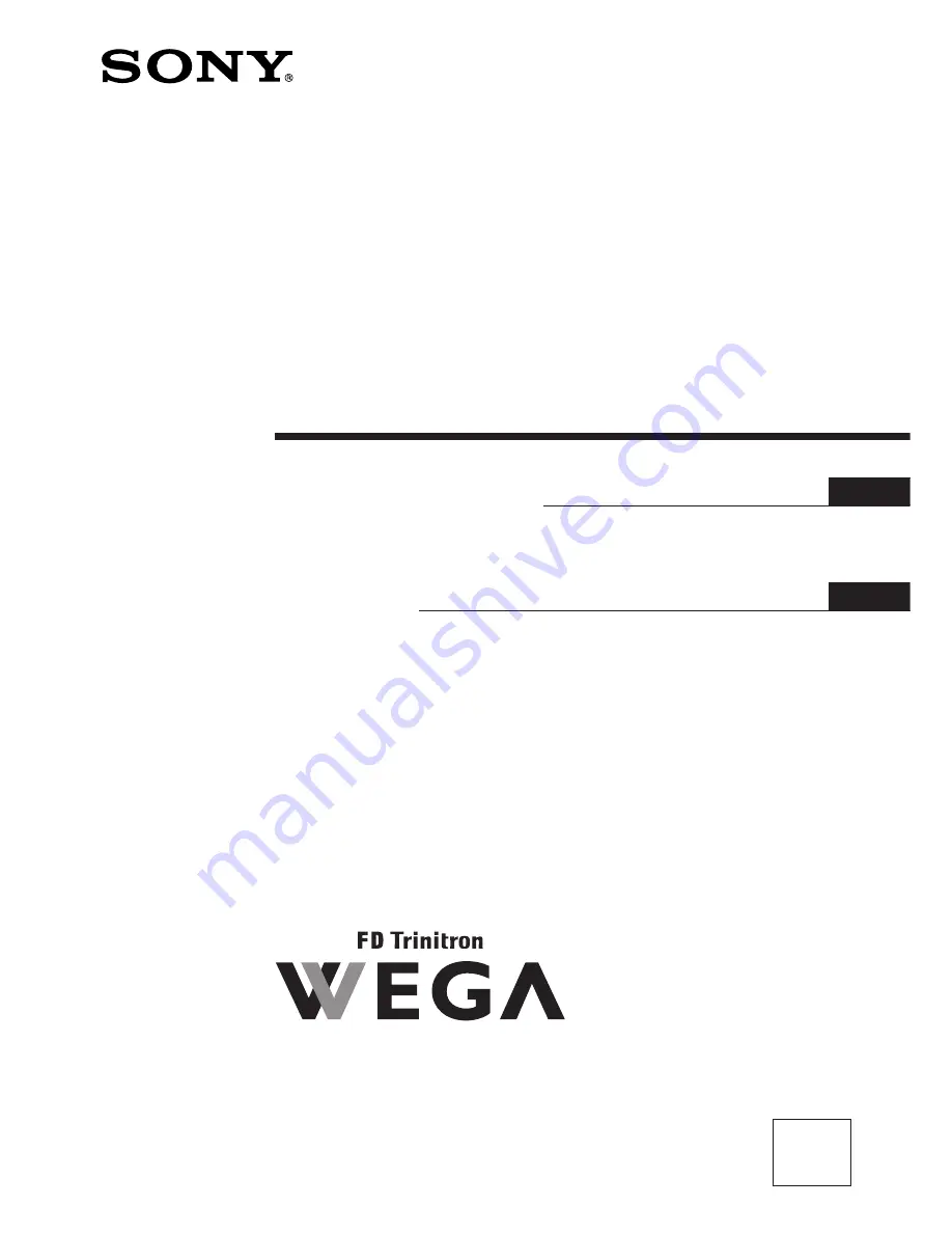 Sony TRINITRON KV-DR29M39 Service Manual Download Page 167