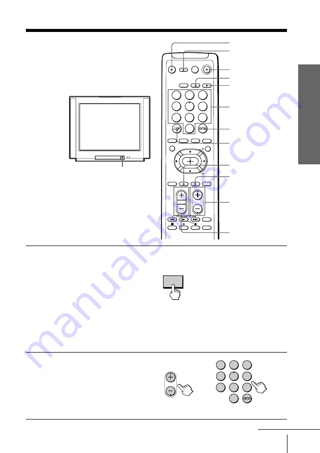 Sony Trinitron KV-EF29 Скачать руководство пользователя страница 9