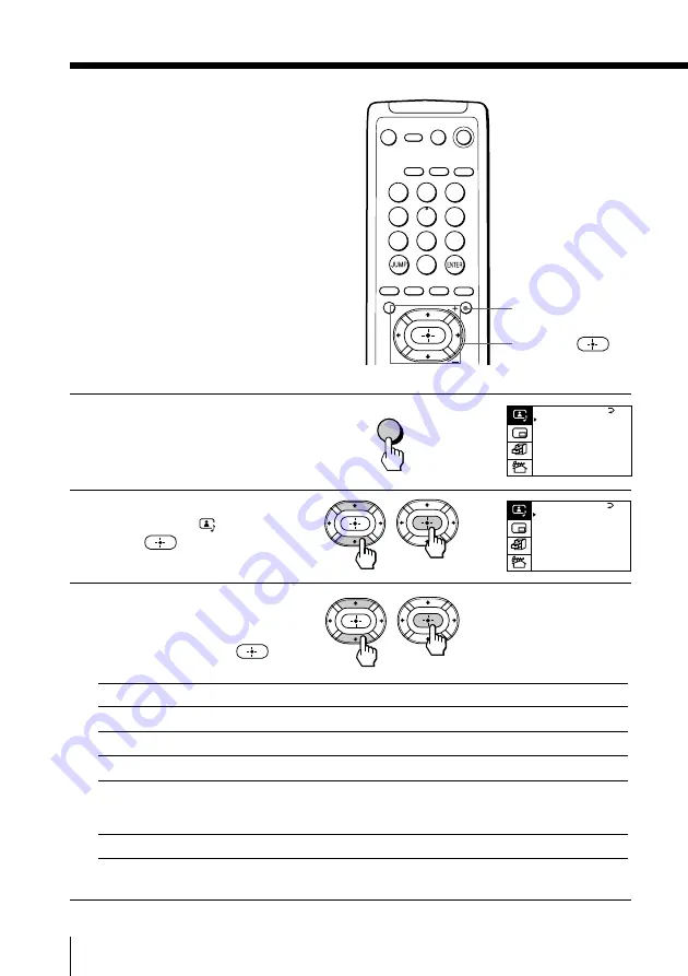 Sony Trinitron KV-EF29 Скачать руководство пользователя страница 22