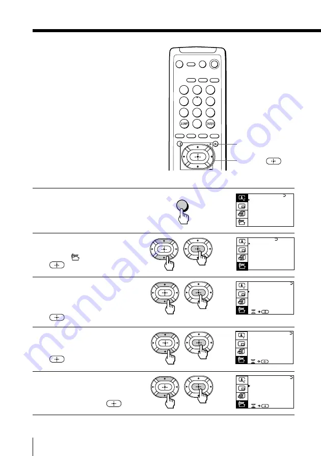 Sony Trinitron KV-EF29 Скачать руководство пользователя страница 64