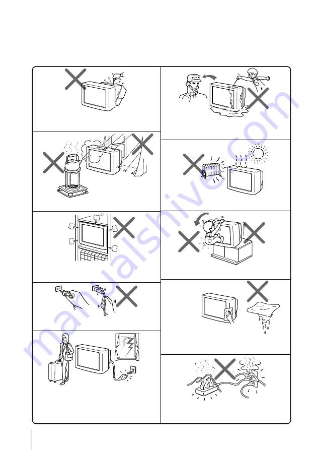 Sony Trinitron KV-EF29 Operating Instructions Manual Download Page 74