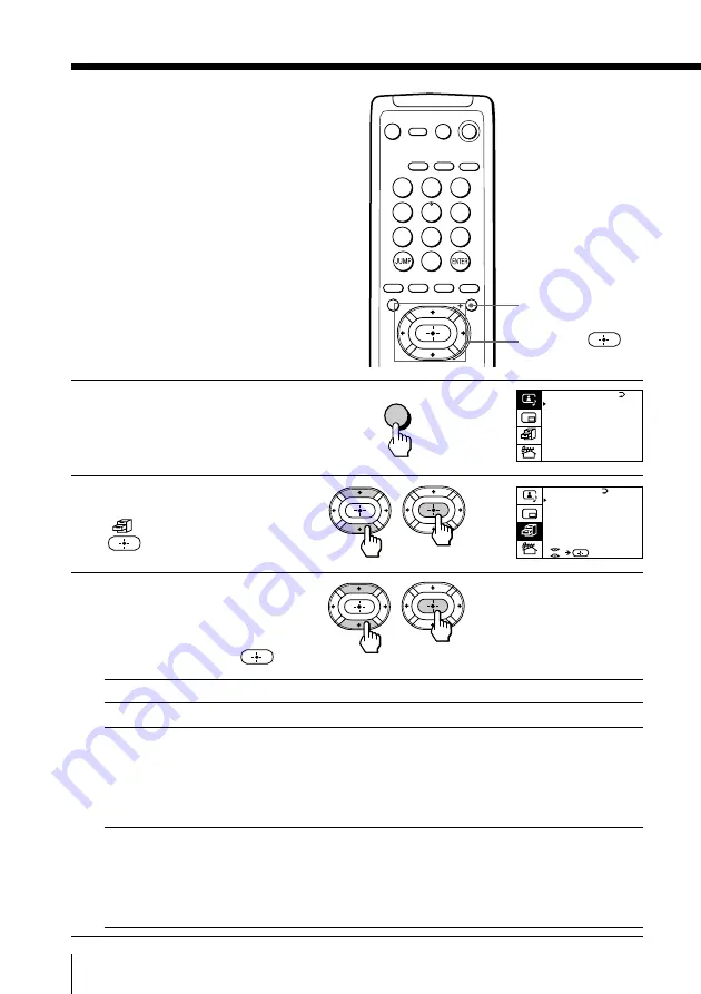 Sony Trinitron KV-EF29 Operating Instructions Manual Download Page 98