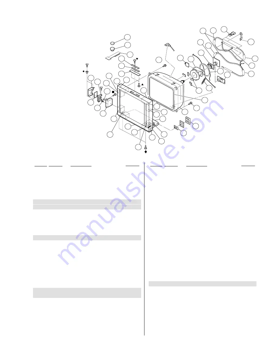 Sony Trinitron KV-ES34M61 Service Manual Download Page 107