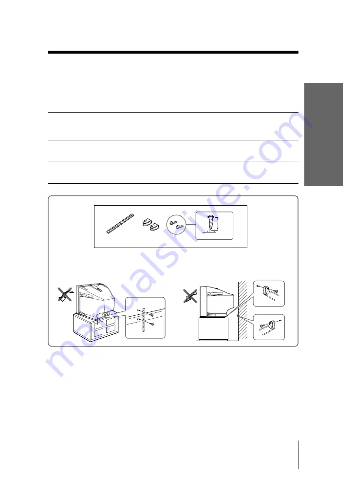 Sony Trinitron KV-PF14 Operating Instructions Manual Download Page 7