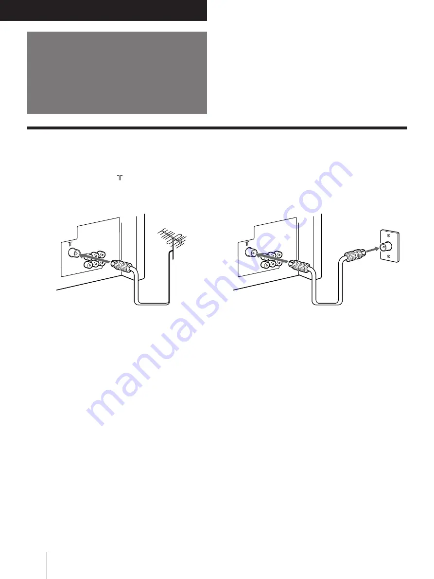 Sony Trinitron KV-T21TF2 Operating Instructions Manual Download Page 6