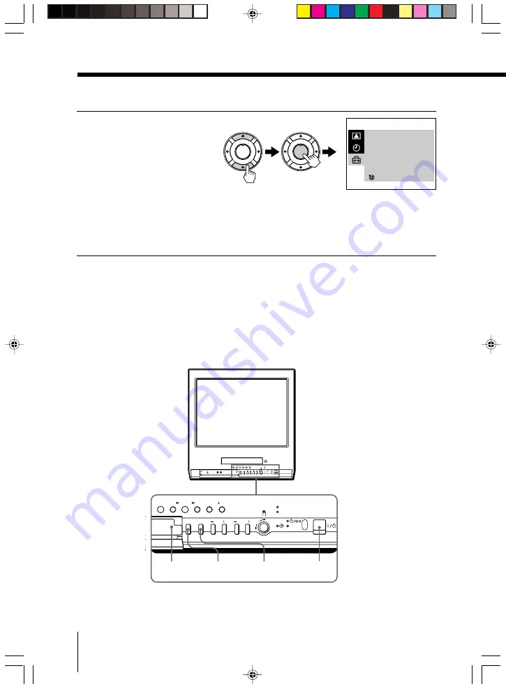 Sony TRINITRON KV-VF14M77 Скачать руководство пользователя страница 12