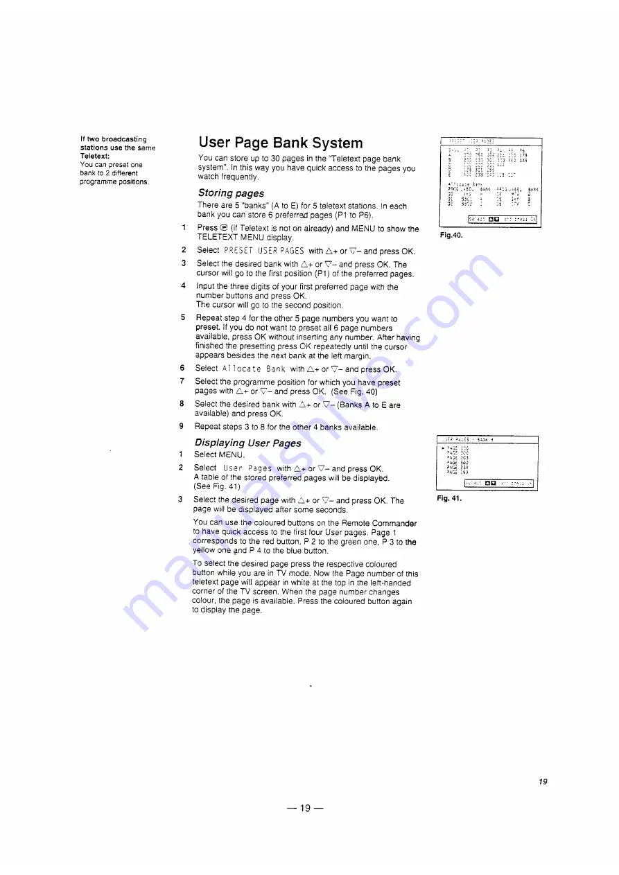 Sony Trinitron KV-X2971A Скачать руководство пользователя страница 19