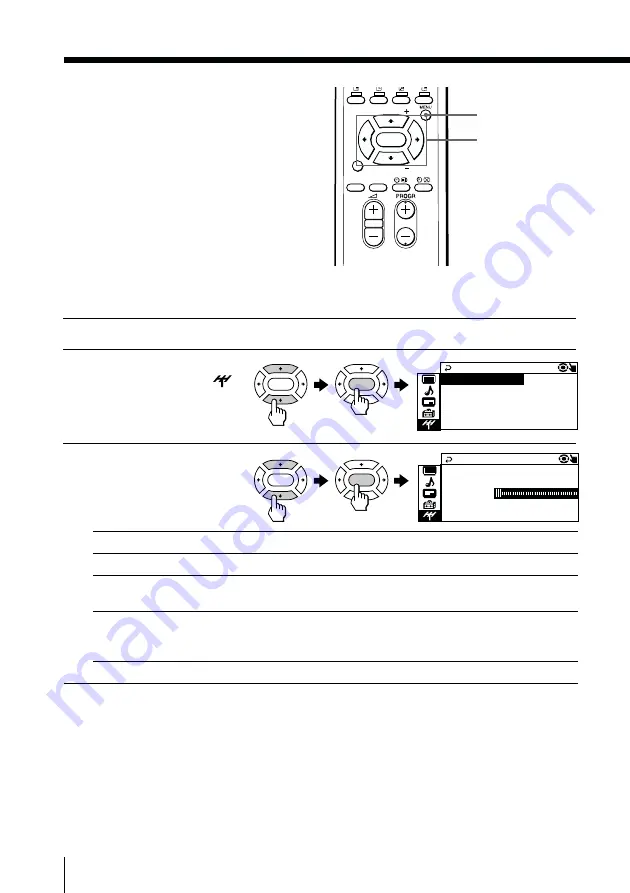 Sony Trinitron KV-XA25 Operating Instructions Manual Download Page 30