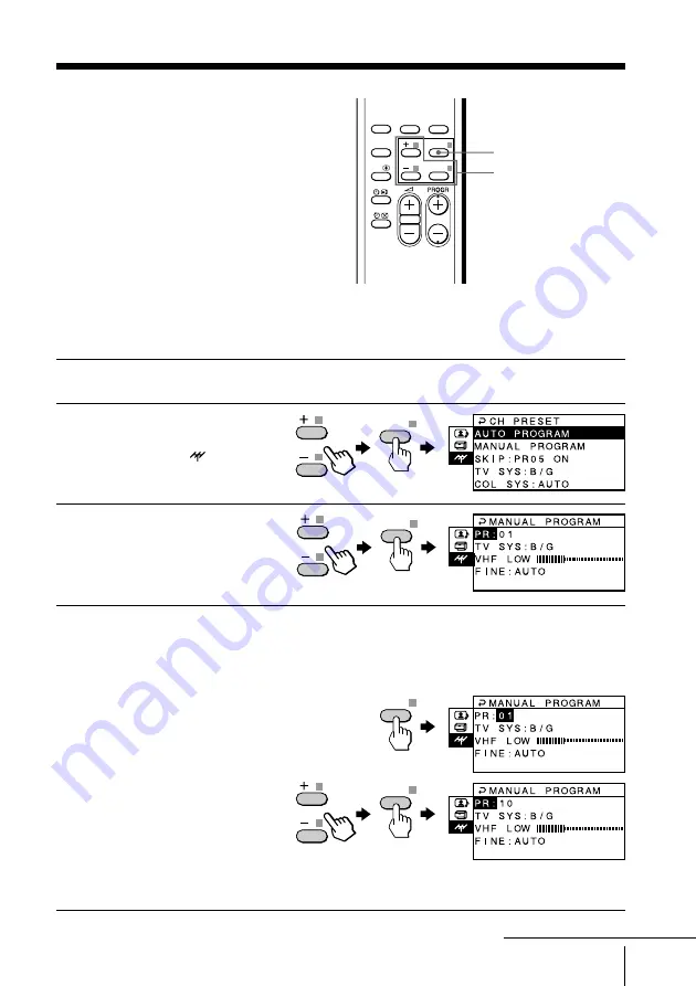 Sony TRINITRON KV-XF29M8J Operating Instructions Manual Download Page 51