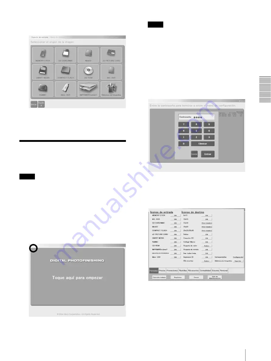 Sony UPA-PC500 Operating Instructions Manual Download Page 65