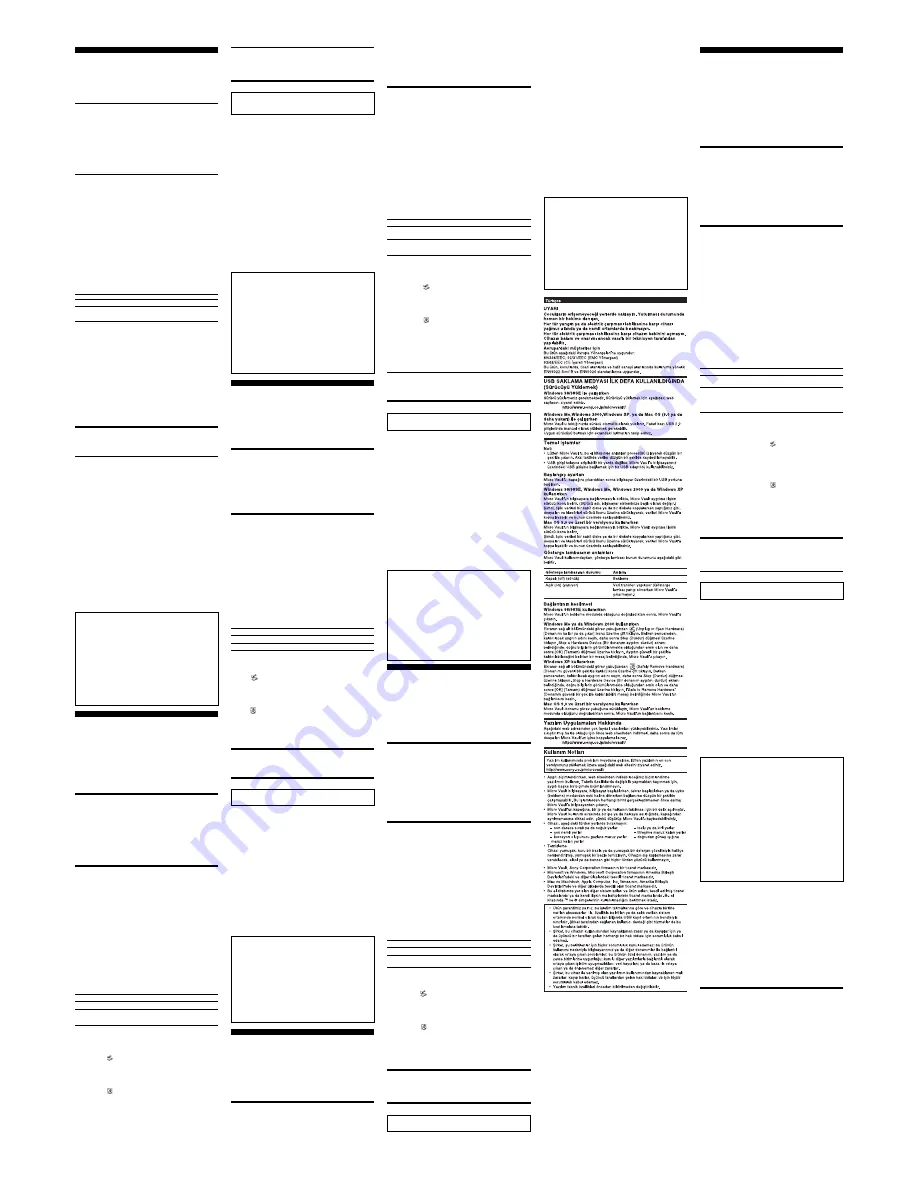 Sony USM128ED Operating Instructions Download Page 2