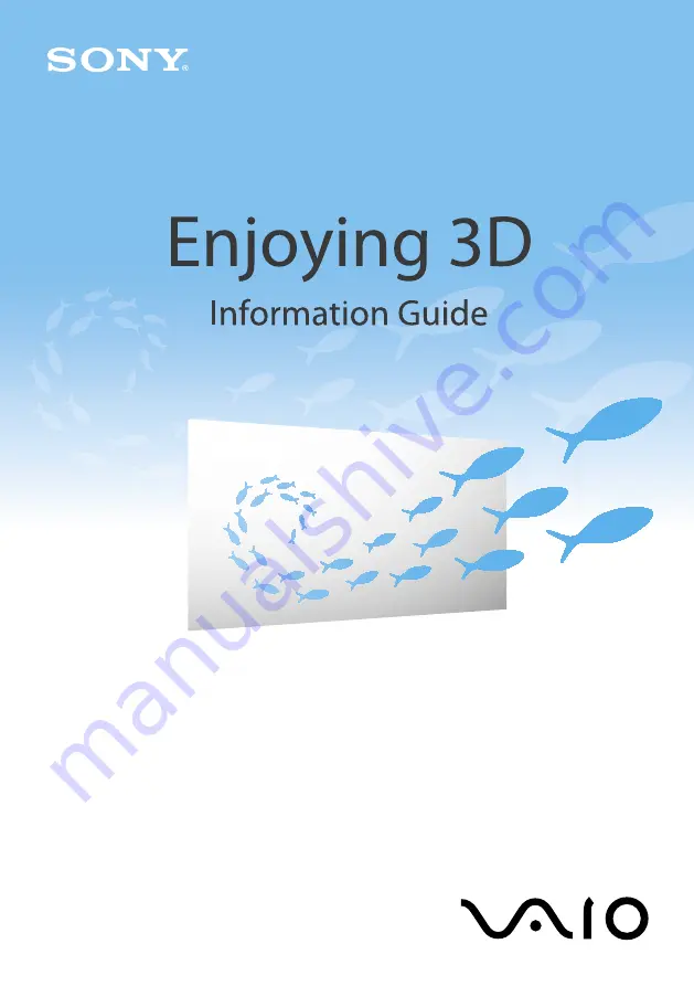 Sony VAIO 3D Information Manual Download Page 1