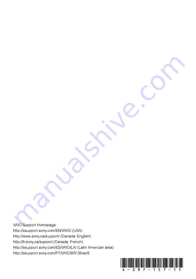 Sony Vaio PCG-21513L Safety Information Manual Download Page 24