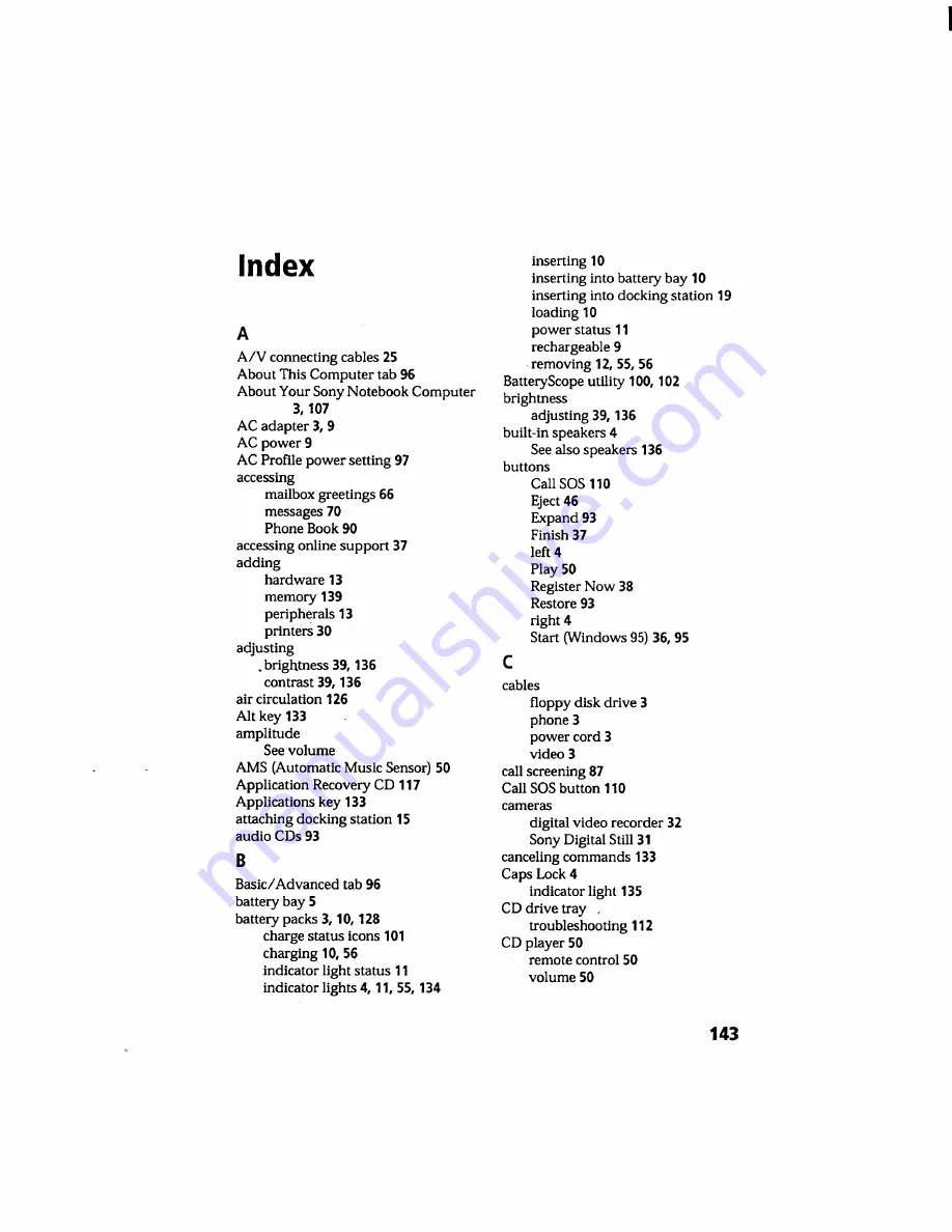 Sony Vaio PCG-705 User Manual Download Page 151