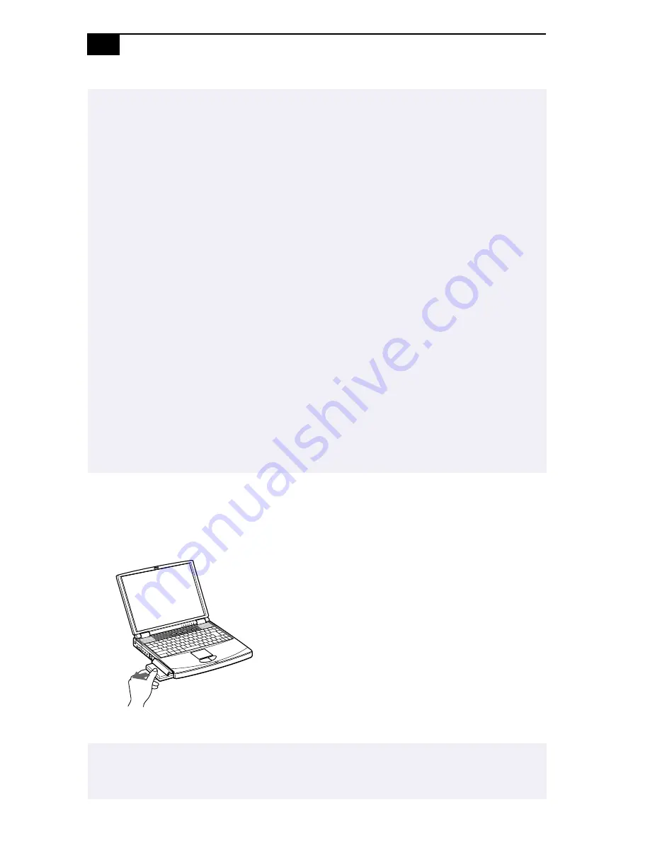 Sony VAIO PCG-F420 User Manual Download Page 22