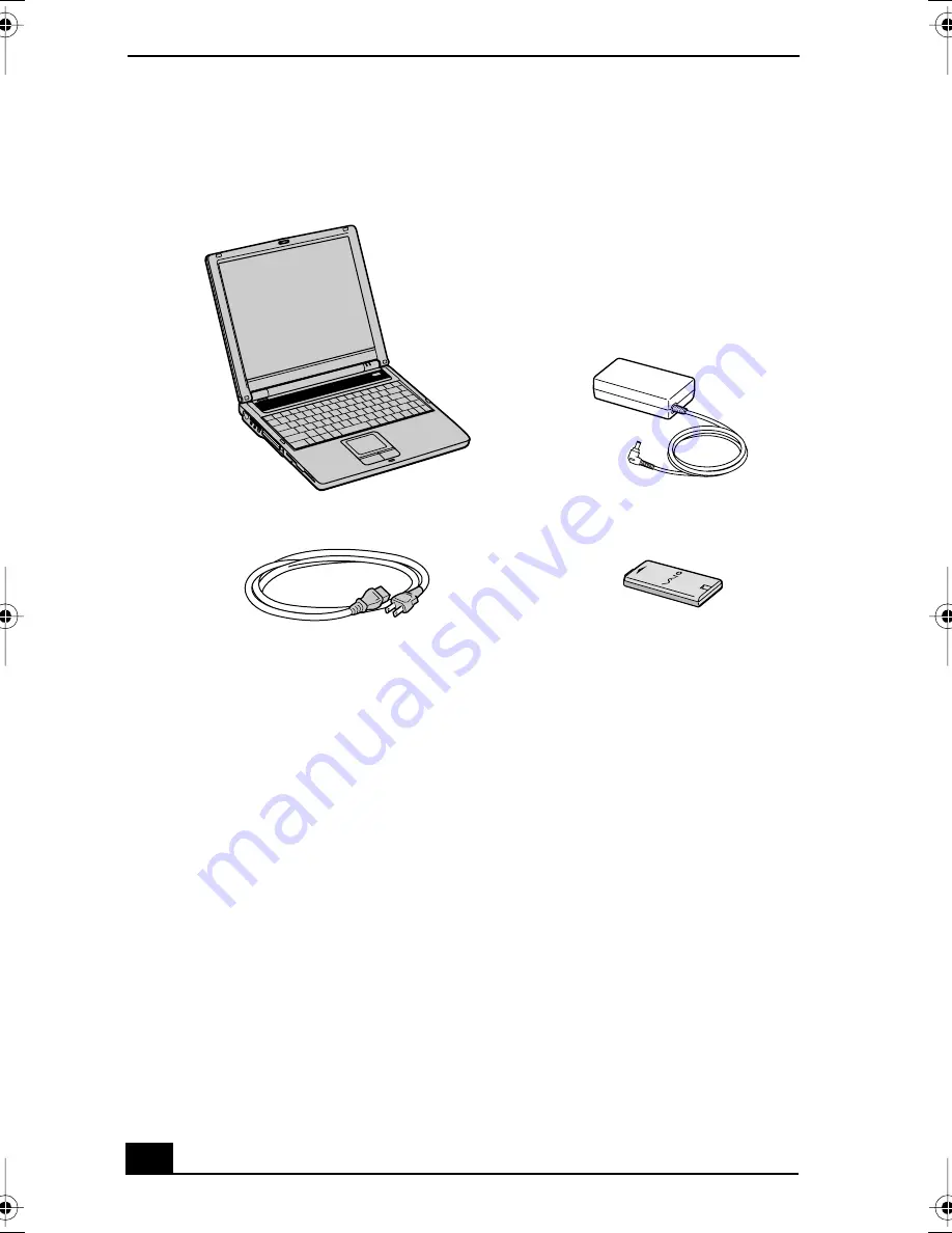 Sony VAIO PCG-FR100 Series Quick Start Manual Download Page 16