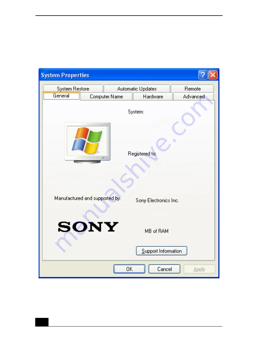 Sony VAIO PCG-FXA36 User Manual Download Page 74