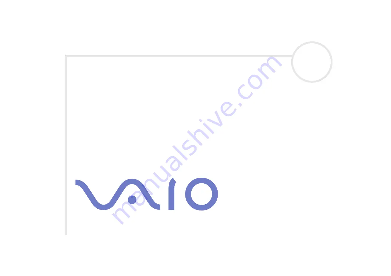 Sony VAIO PCG-GR2515G User Manual Download Page 1