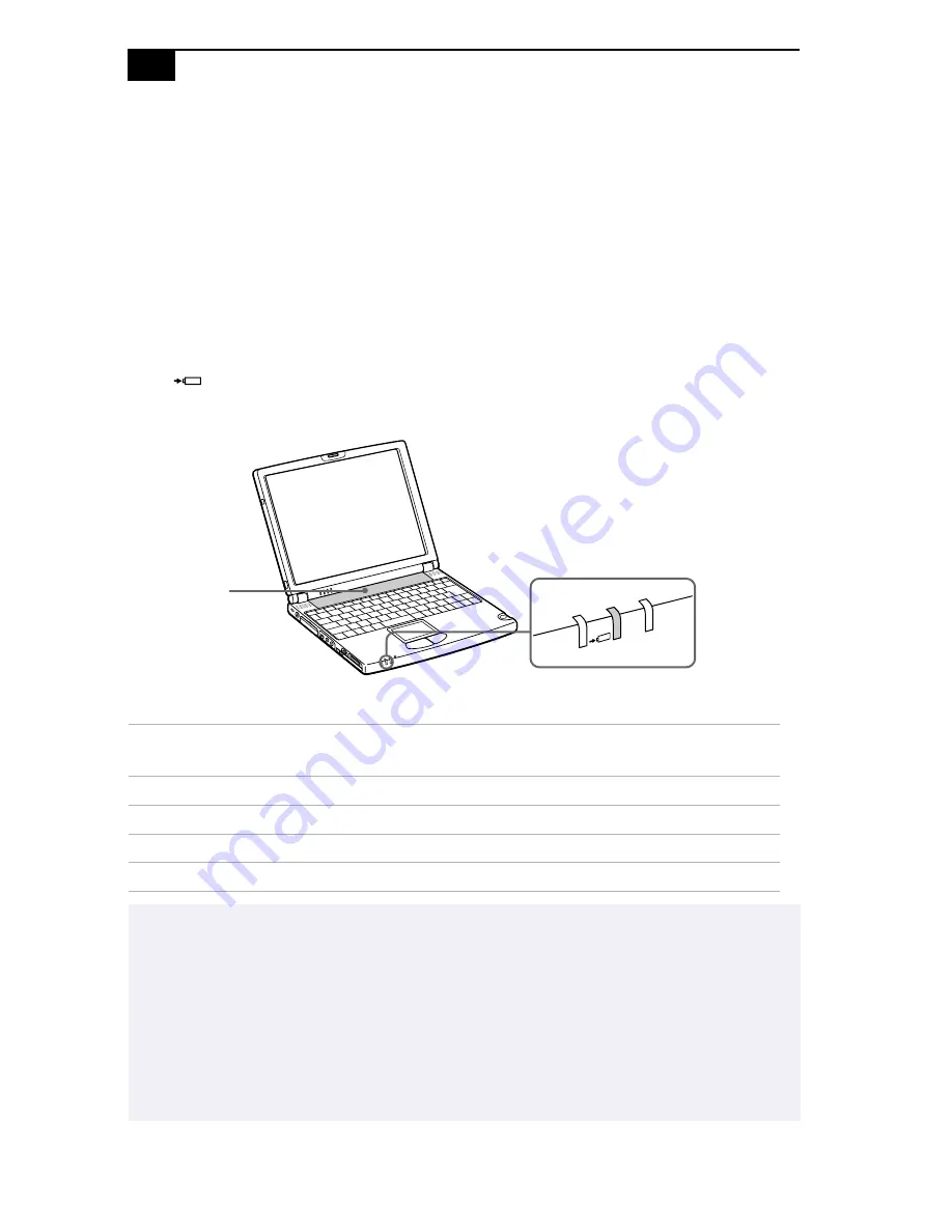 Sony VAIO PCG-Z505HSK User Manual Download Page 20