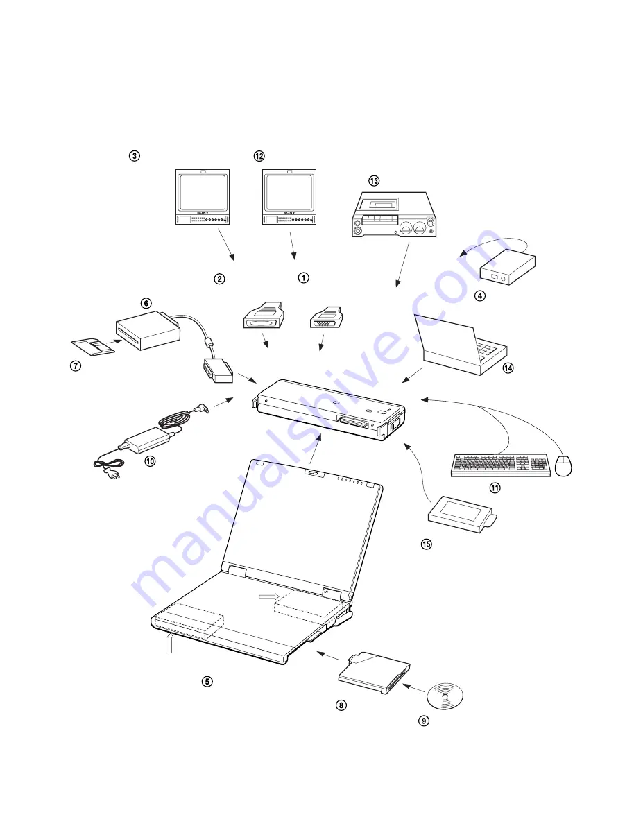 Sony Vaio PCGA-PSX1 Service Manual Download Page 11