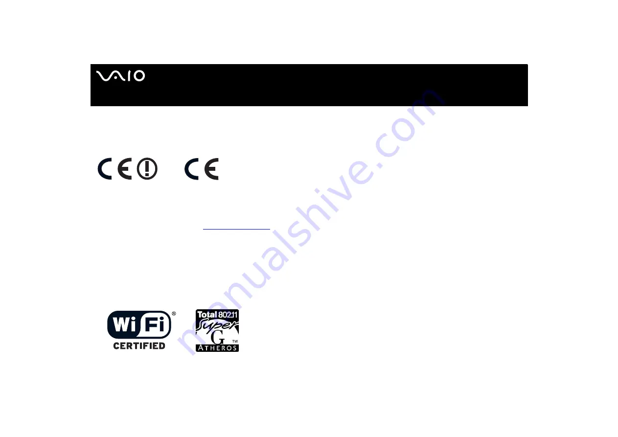 Sony VAIO PCV-E11M Hardware Manual Download Page 6