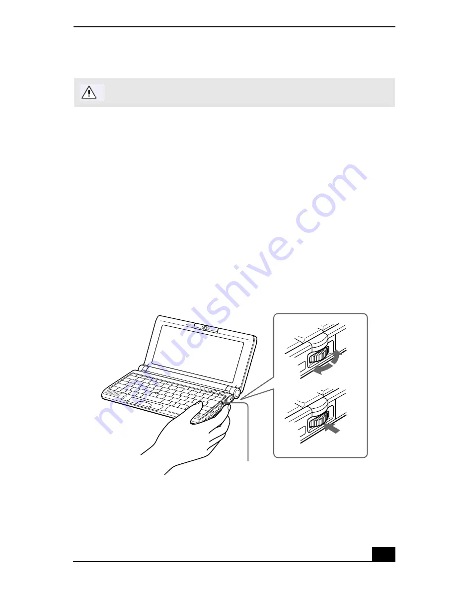 Sony VAIO PictureBook PCG-C1VP User Manual Download Page 25