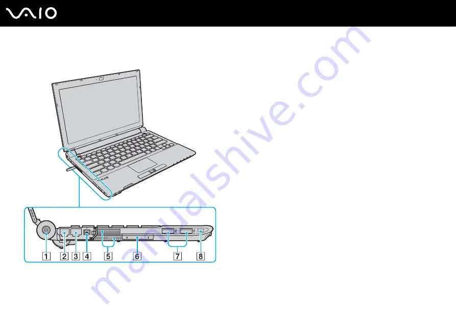 Sony VAIO VGN-TZ200 Series (Portuguese) Manual Do Usuário Download Page 20