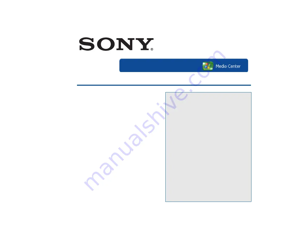 Sony VGP-XL1B2 - Vaio Digital Living System Media Changer User Manual Download Page 87