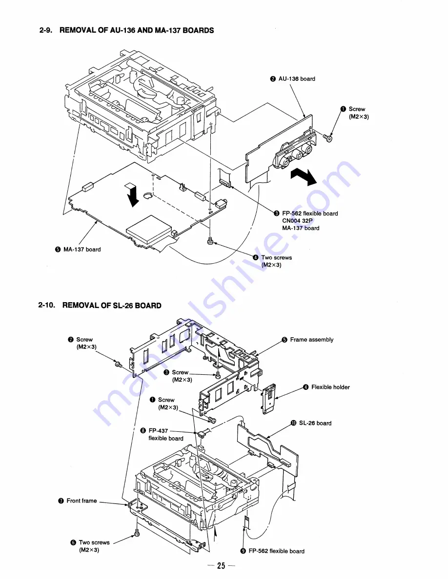 Sony Video Walkman GV-S50 Service Manual Download Page 25