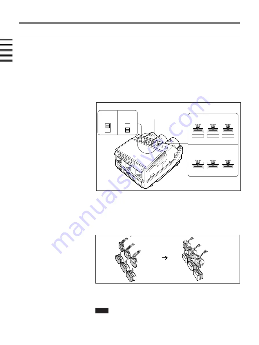 Sony VPH-D50Q Installation Manual Download Page 18