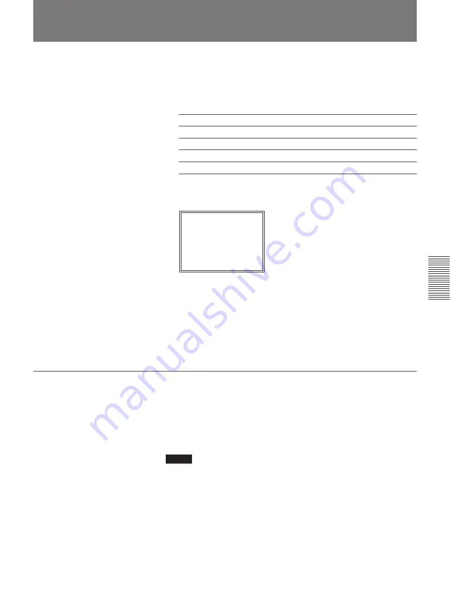 Sony VPH-D50Q Installation Manual Download Page 103