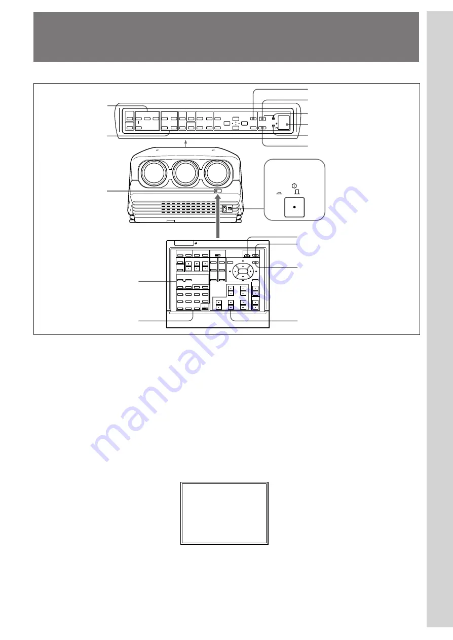 Sony VPH-D50Q Operating Instructions Manual Download Page 61