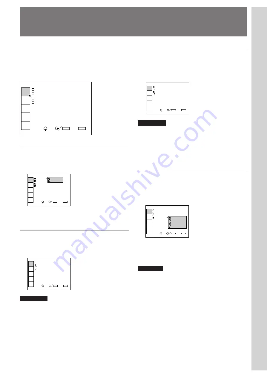 Sony VPH-D50Q Operating Instructions Manual Download Page 69