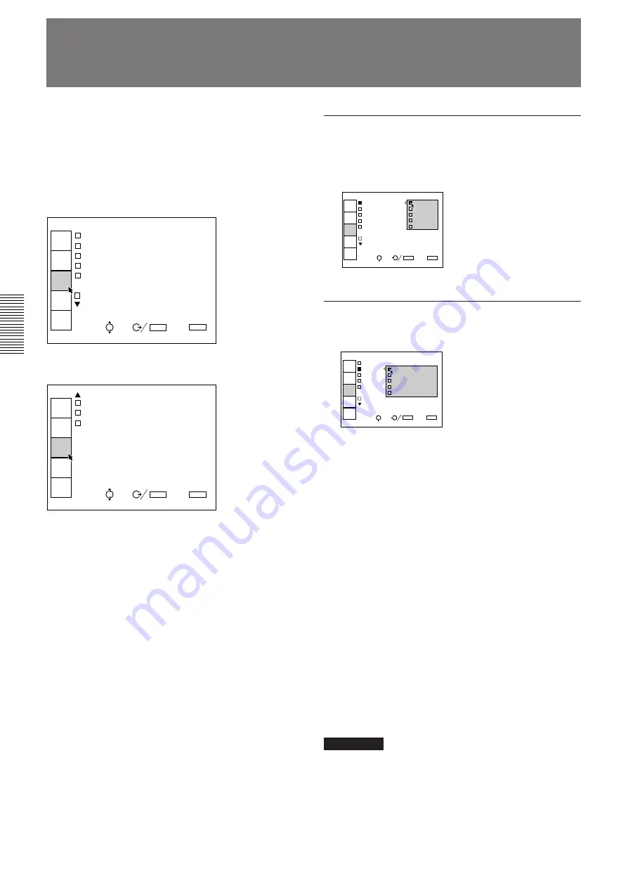 Sony VPH-D50Q Operating Instructions Manual Download Page 72