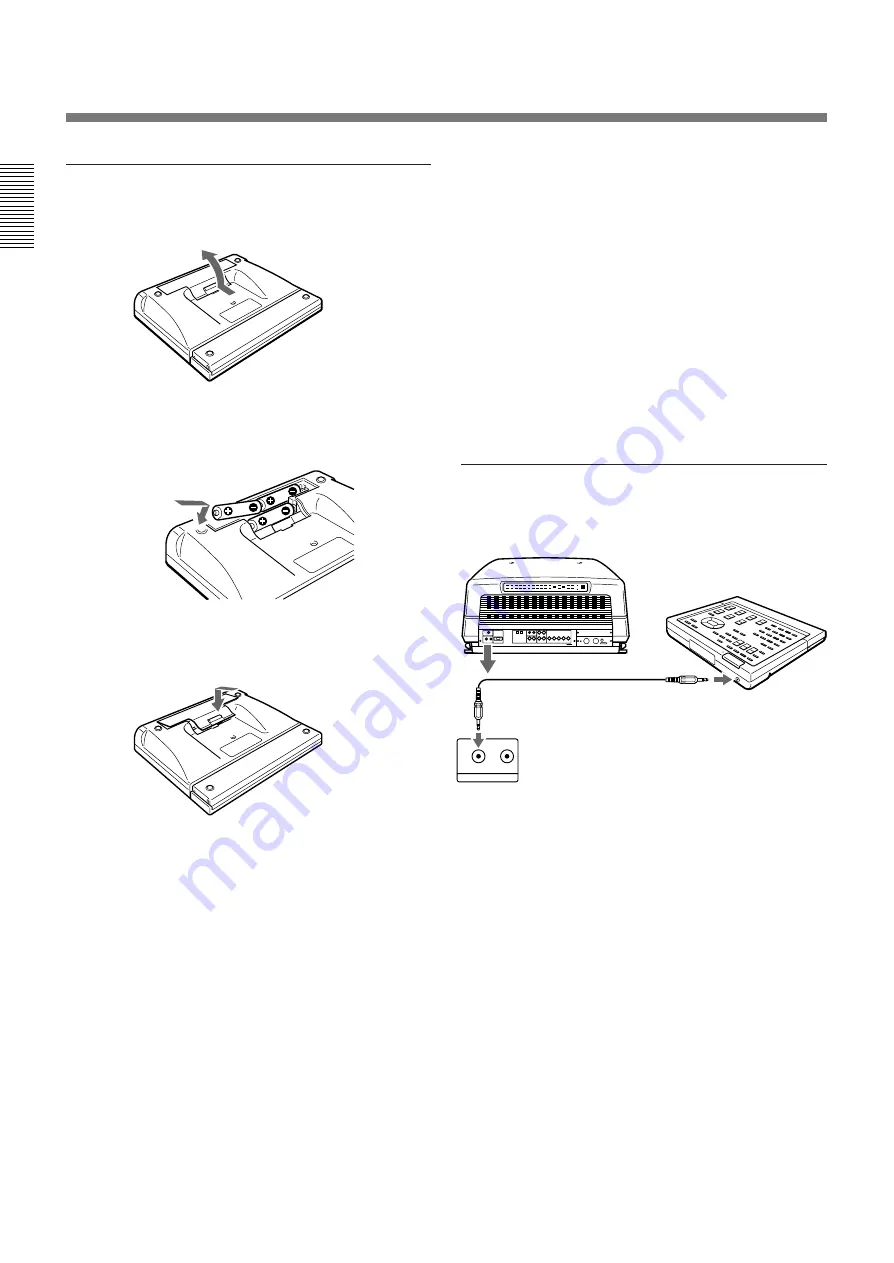 Sony VPH-D50Q Operating Instructions Manual Download Page 104