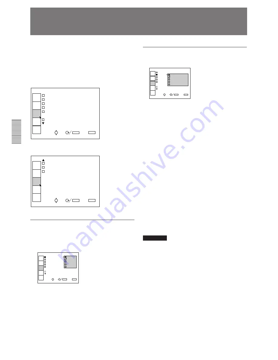 Sony VPH-G70Q Operating Instructions Manual Download Page 68