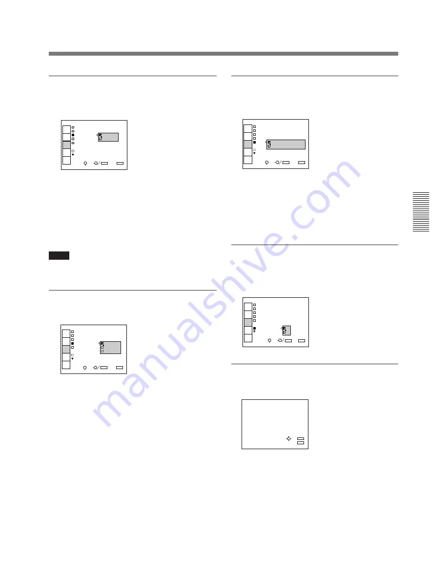 Sony VPH-G70Q Operating Instructions Manual Download Page 111