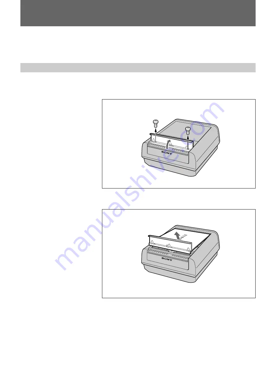 Sony VPH-V20M Installation Manual For Dealers Download Page 15