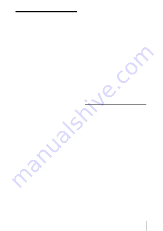 Sony VPL-CS20 Quick Reference Manual Download Page 61