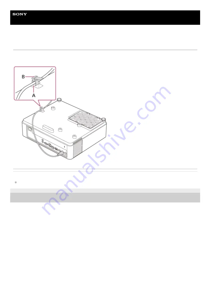 Sony VPL-CWZ10 Help Manual Download Page 25