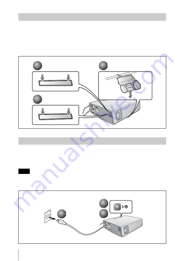 Sony VPL-CX61 Quick Reference Manual Download Page 42