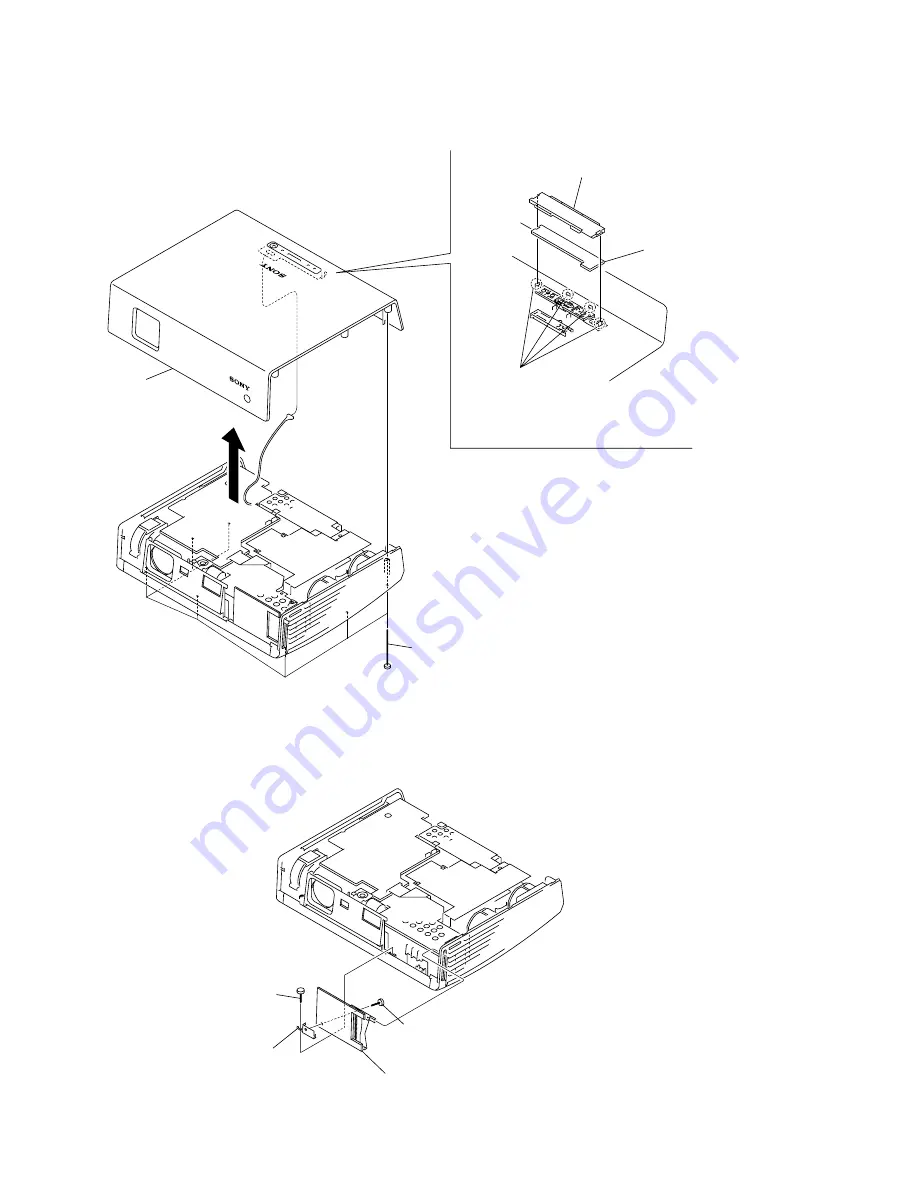 Sony VPL-CX61 Service Manual Download Page 10