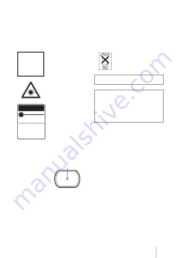 Sony VPL-CX70 Operating Instructions Manual Download Page 3