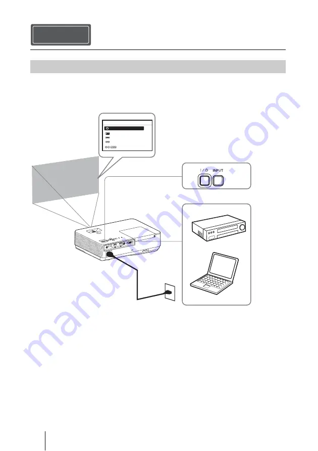 Sony VPL-DW240 Quick Reference Manual Download Page 74