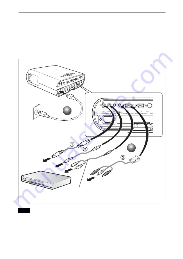 Sony VPL-ES5 Quick Reference Manual Download Page 82