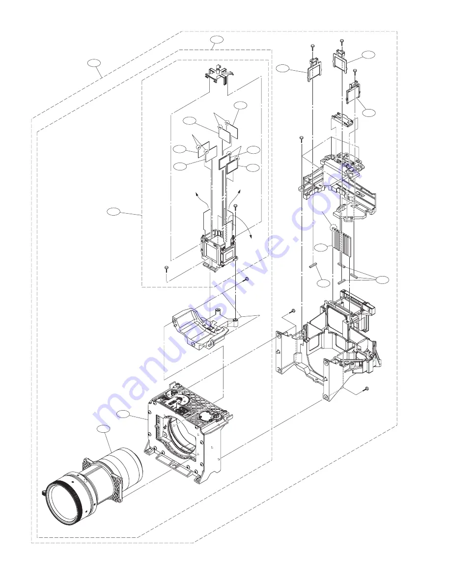 Sony VPL-F401H Service Manual Download Page 94